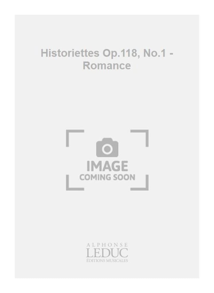 Historiettes Op.118, No.1 - Romance
